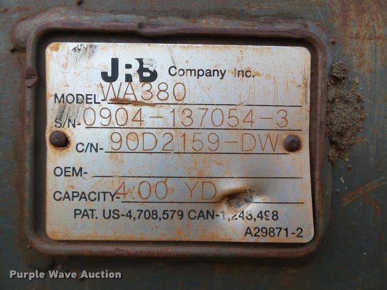 image for item DB0226 2004 Komatsu WA380-5L wheel loader