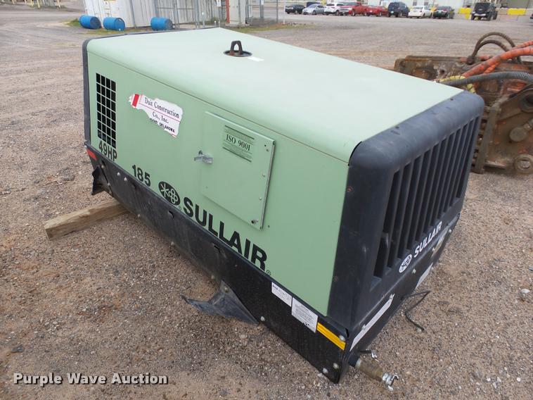 image for item DB0230 2013 Sullair 185DPQ air compressor