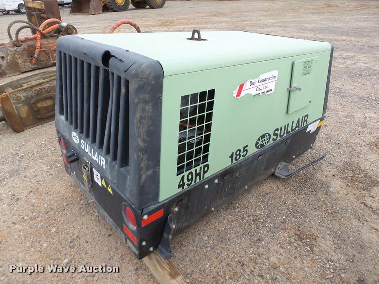 image for item DB0230 2013 Sullair 185DPQ air compressor