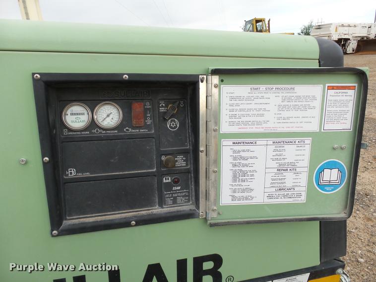 image for item DB0230 2013 Sullair 185DPQ air compressor