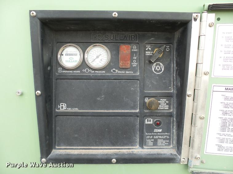 image for item DB0230 2013 Sullair 185DPQ air compressor