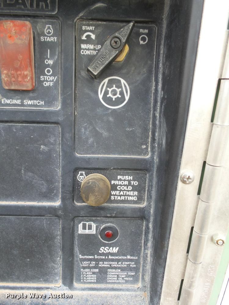 image for item DB0230 2013 Sullair 185DPQ air compressor