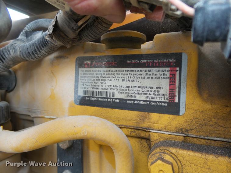 image for item DB0230 2013 Sullair 185DPQ air compressor