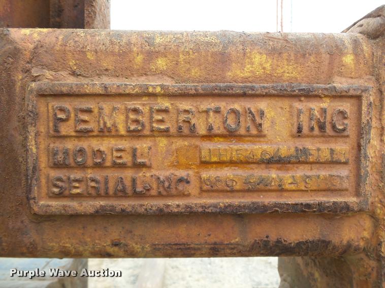 image for item DB0238 Pemberton IH540 wheel loader pallet forks