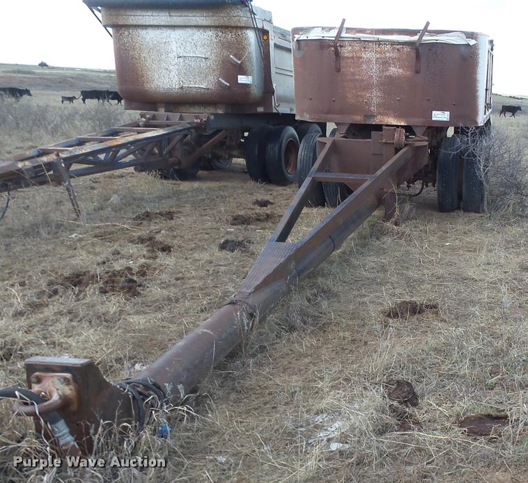 image for item DB0911 1974 end dump pup trailer
