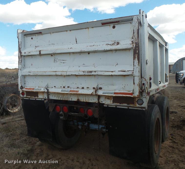 image for item DB0911 1974 end dump pup trailer