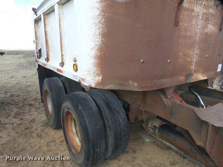 image for item DB0911 1974 end dump pup trailer