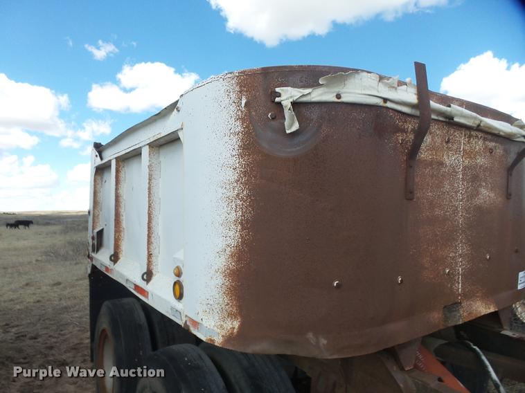 image for item DB0911 1974 end dump pup trailer