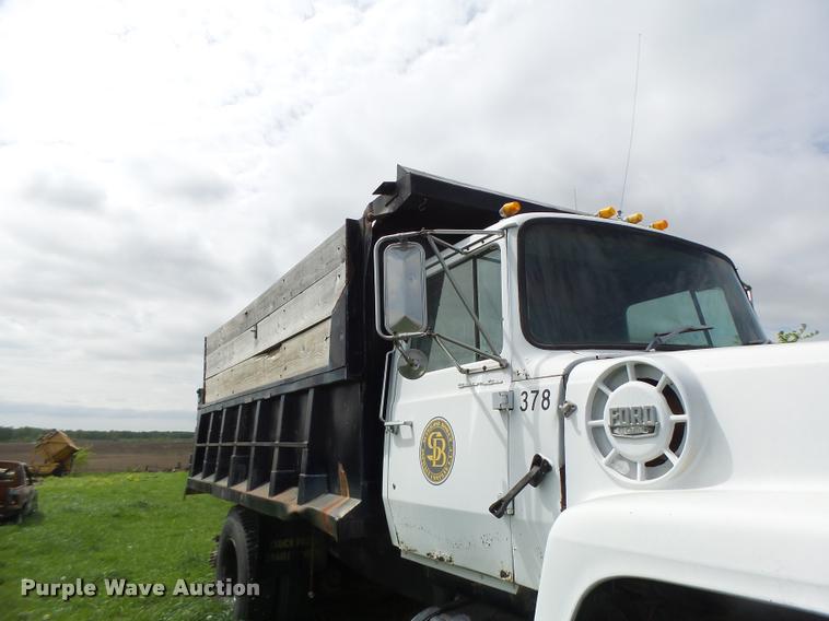 image for item DB1312 1980 Ford 8000 dump truck