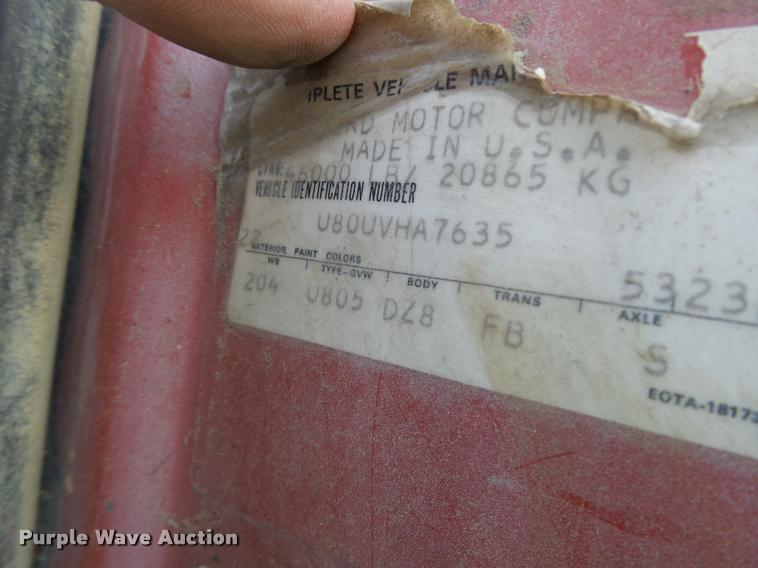 image for item DB1312 1980 Ford 8000 dump truck