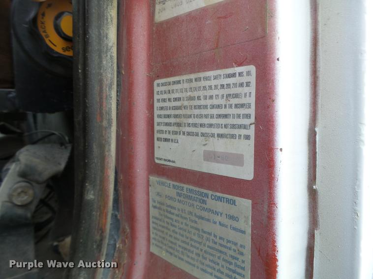 image for item DB1312 1980 Ford 8000 dump truck