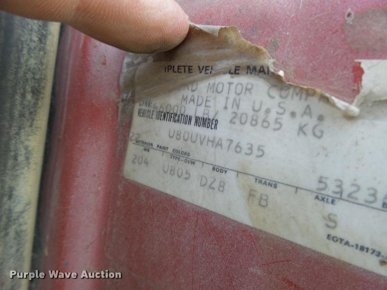 image for item DB1312 1980 Ford 8000 dump truck