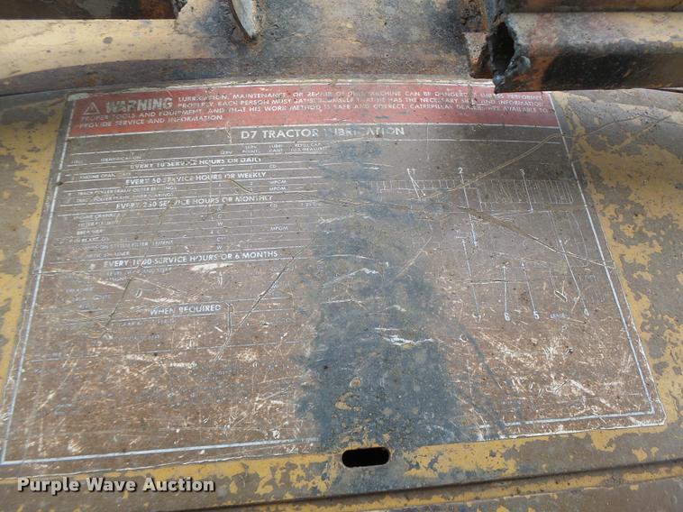 image for item DB1314 1981 Caterpillar D7G dozer