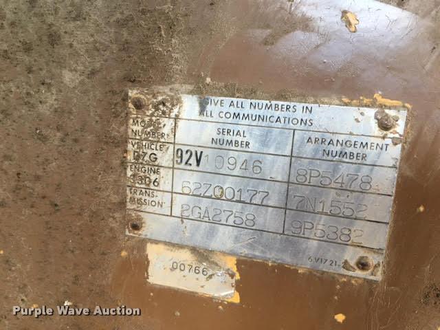 image for item DB1314 1981 Caterpillar D7G dozer