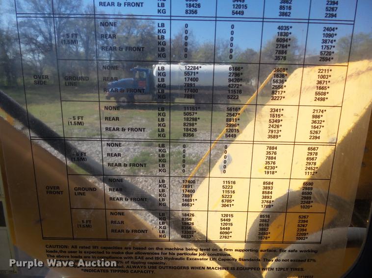 image for item DB4688 2002 Badger 1085D rubber tire excavator