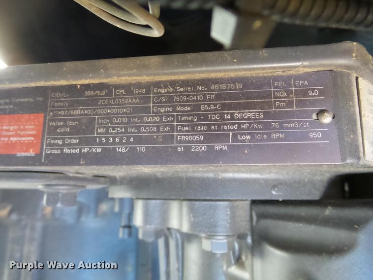 image for item DB4688 2002 Badger 1085D rubber tire excavator