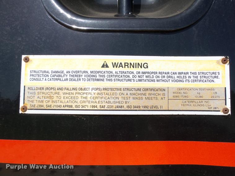 image for item DB4716 2001 Caterpillar IT28G wheel loader