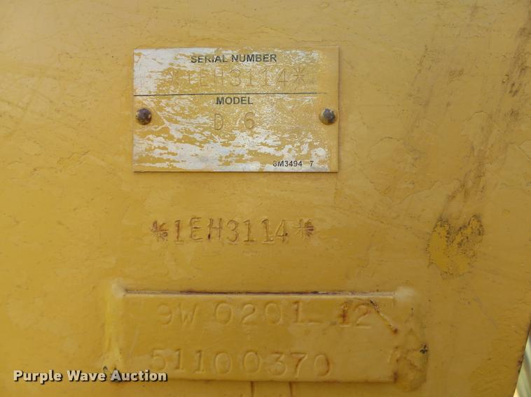 image for item DB4723 2006 Caterpillar D6R XL Series III dozer