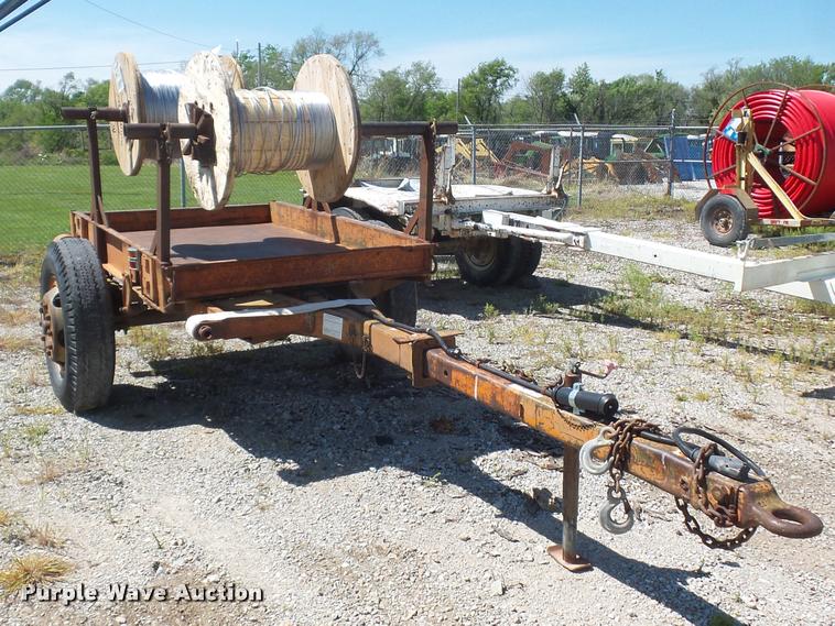 image for item DD9353 1982 Shop built reel trailer