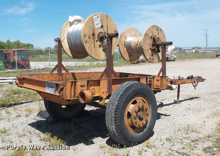 image for item DD9353 1982 Shop built reel trailer