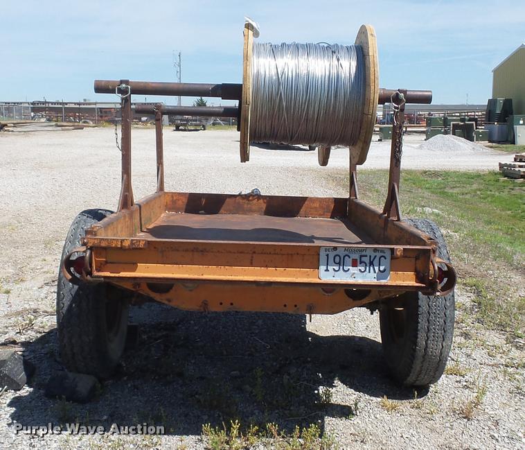image for item DD9353 1982 Shop built reel trailer