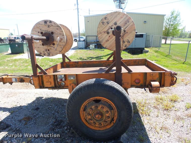 image for item DD9353 1982 Shop built reel trailer