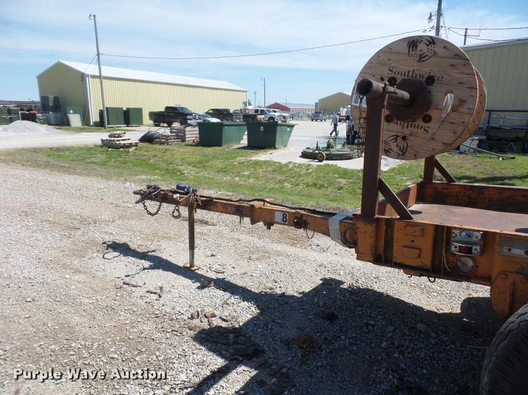image for item DD9353 1982 Shop built reel trailer