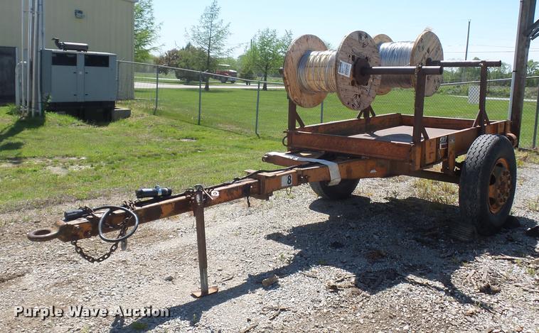 image for item DD9353 1982 Shop built reel trailer
