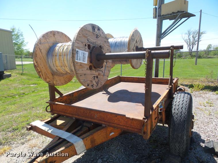 image for item DD9353 1982 Shop built reel trailer