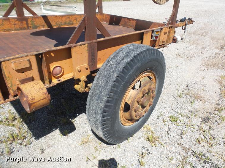 image for item DD9353 1982 Shop built reel trailer