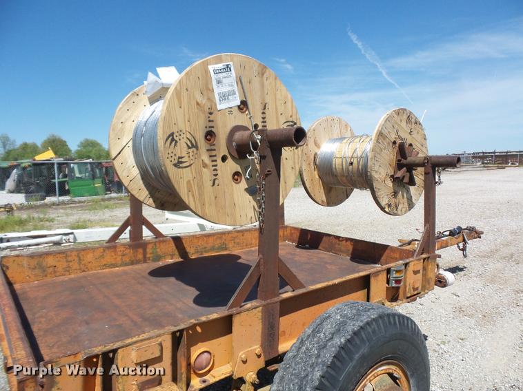 image for item DD9353 1982 Shop built reel trailer