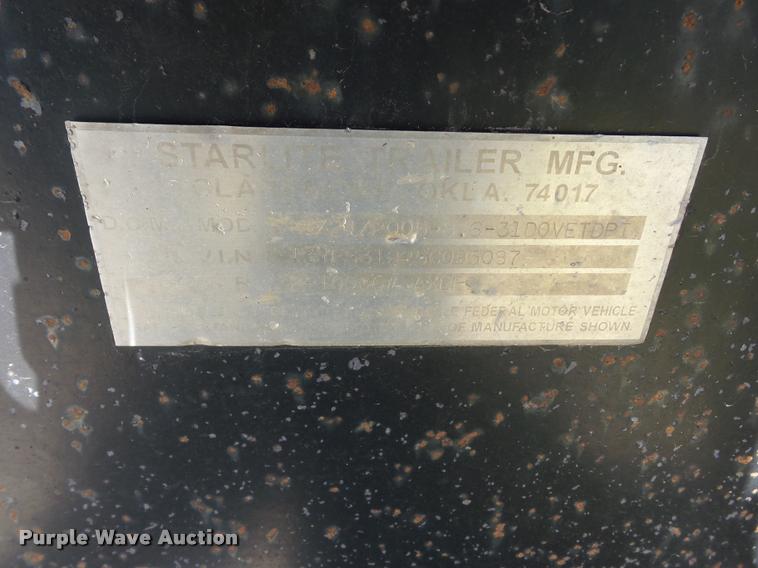 image for item DD9355 2005 Starlite equipment trailer