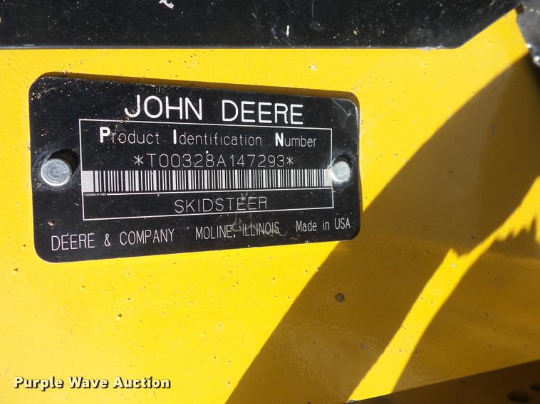 image for item DD9356 2007 John Deere 328 skid steer