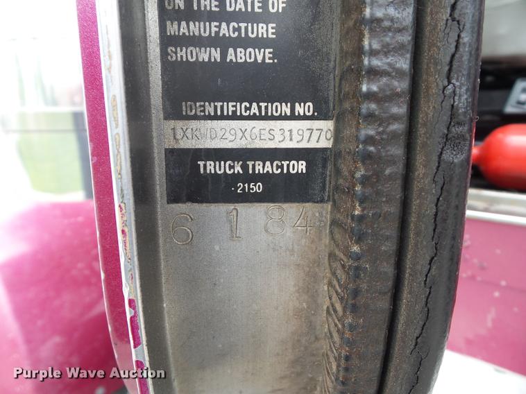 image for item DD9361 1984 Kenworth W900 dump truck