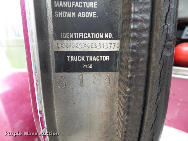 image for item DD9361 1984 Kenworth W900 dump truck