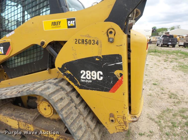 image for item DD9374 2012 Caterpillar 289C skid steer