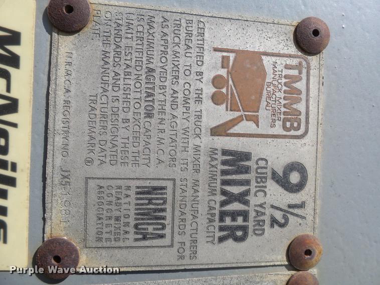 image for item DH9591 1990 Mack RD690S ready mix truck