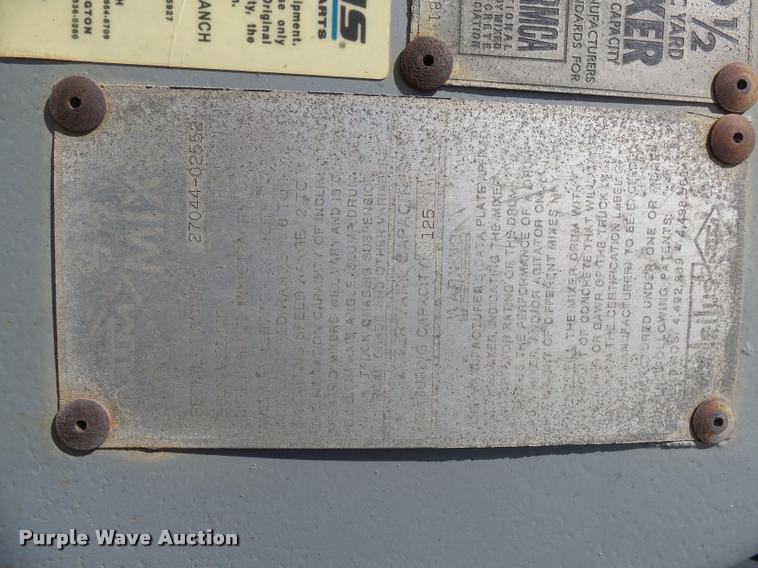 image for item DH9591 1990 Mack RD690S ready mix truck