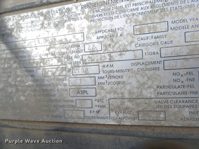 image for item DH9591 1990 Mack RD690S ready mix truck