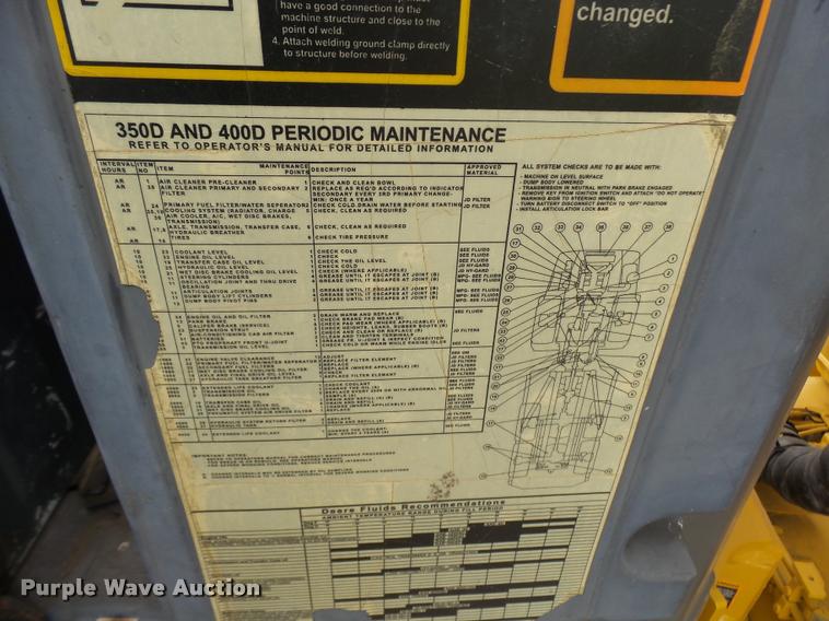 image for item K1898 2005 John Deere 400D haul truck