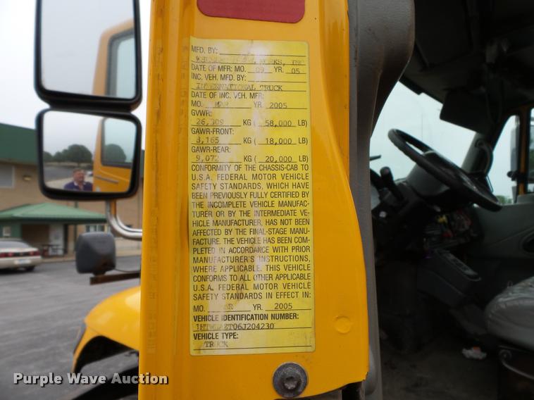 image for item K3278 2006 International 7400 dump truck