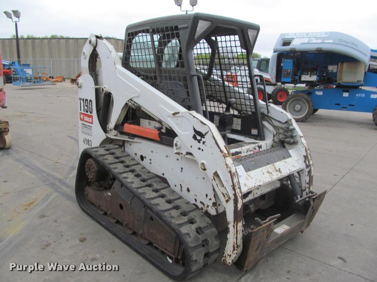 image for item K4763 2012 Bobcat T190 skid steer