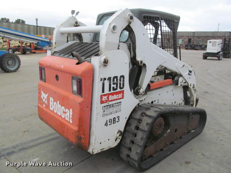 image for item K4763 2012 Bobcat T190 skid steer