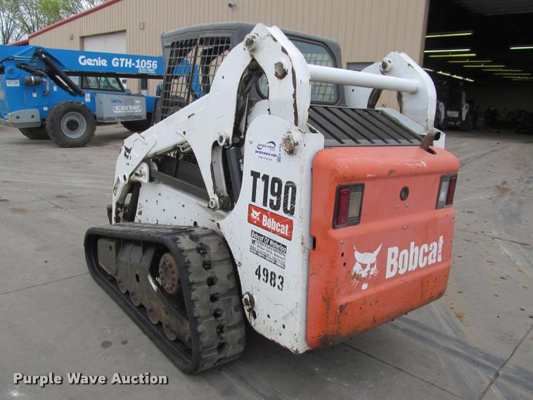 image for item K4763 2012 Bobcat T190 skid steer