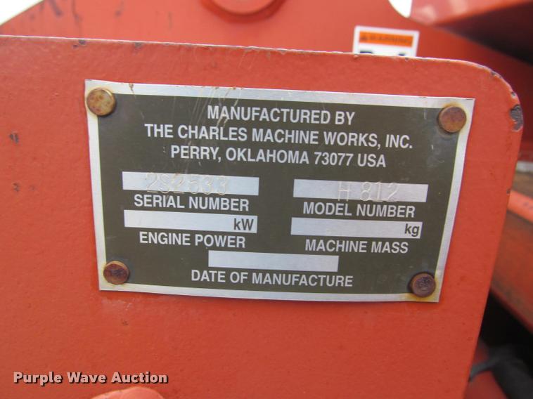 image for item K4783 2001 Ditch Witch 8020T trencher