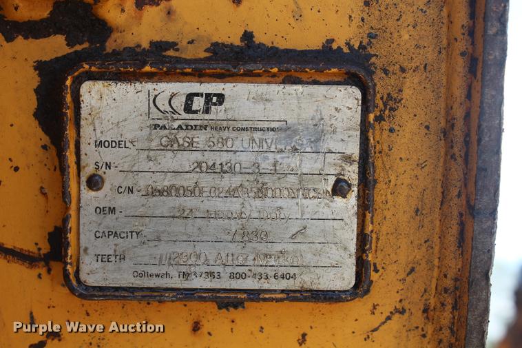 image for item K5807 2003 Case 590 Super M backhoe