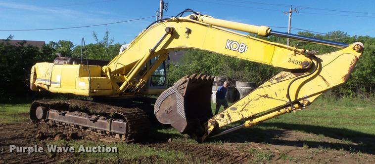 image for item K7653 2000 Kobelco SK330LC excavator