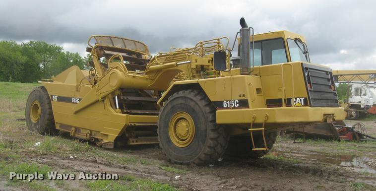 image for item L2358 2000 Caterpillar 615C Series II elevating scaper