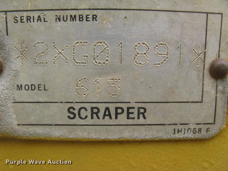 image for item L2358 2000 Caterpillar 615C Series II elevating scaper