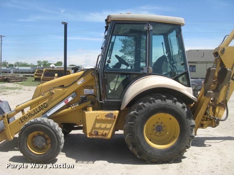 image for item L2371 New Holland 555E backhoe